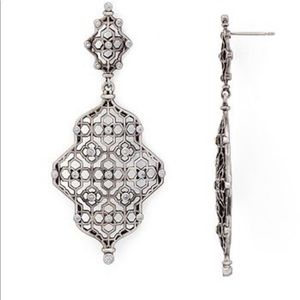 Kendra Scott Renee Earrings in Antique Silver